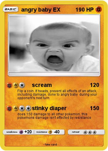 Pokemon angry baby EX