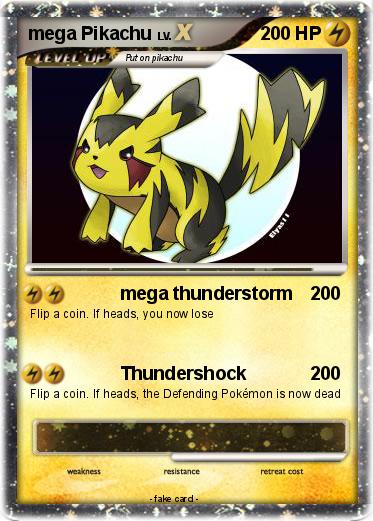 Pokemon mega Pikachu