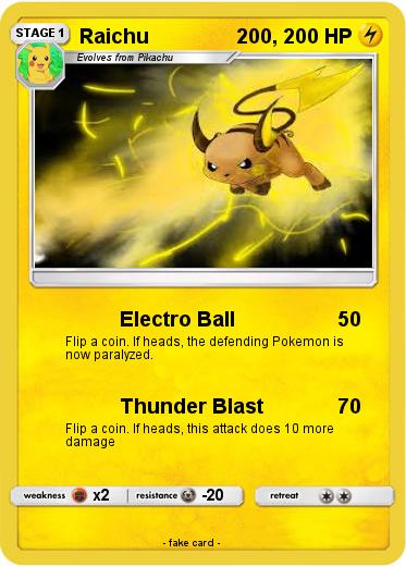 Pokemon Raichu                200,