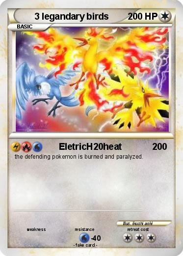 Pokemon 3 legandary birds