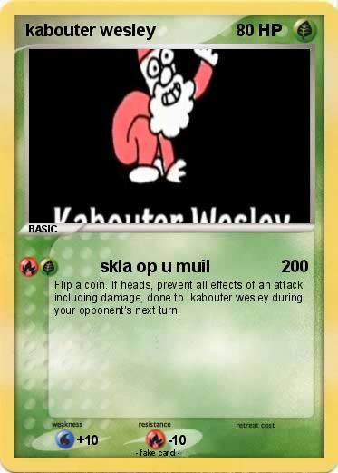 Pokemon kabouter wesley