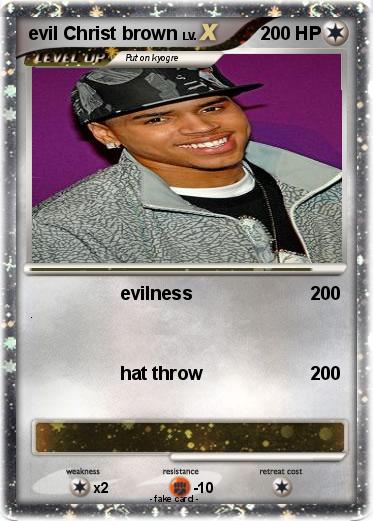 Pokemon evil Christ brown