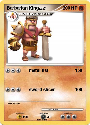 Pokemon Barbarian King