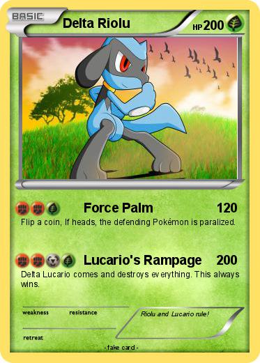 Pokemon Delta Riolu
