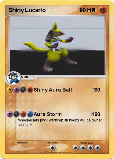 Pokemon Shiny Lucario                              4