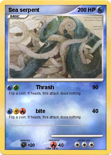Pokemon Sea serpent
