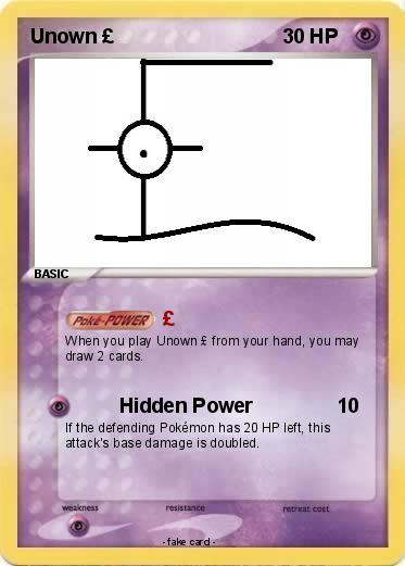 Pokemon Unown £