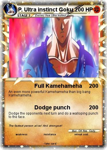 Pokemon P. Ultra instinct Goku
