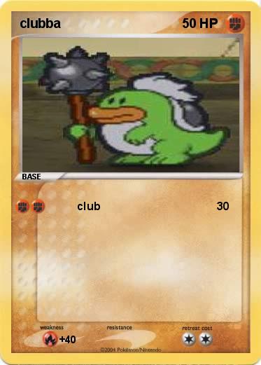 Pokemon clubba