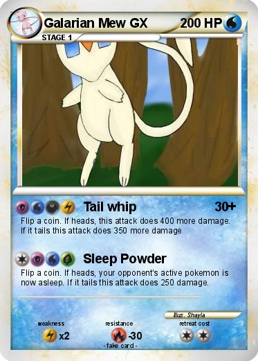 Pokemon Galarian Mew GX