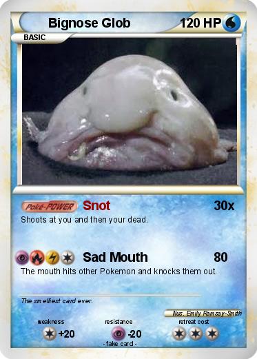 Pokemon Bignose Glob