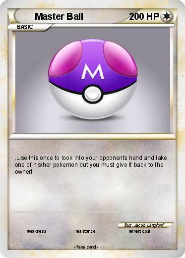 Pokemon Master Ball