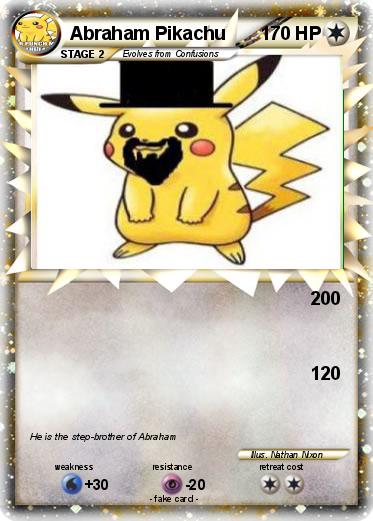Pokemon Abraham Pikachu
