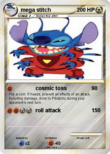 Pokemon mega stitch