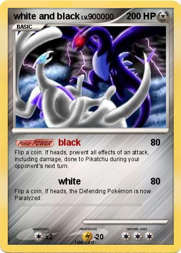 Pokemon white and black