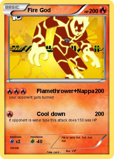 Pokemon Fire God
