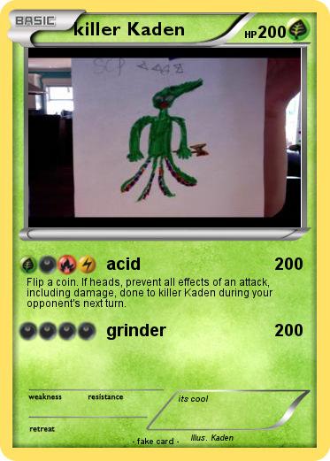 Pokemon killer Kaden