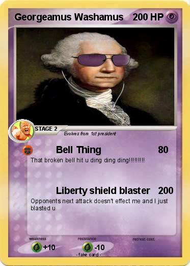 Pokemon Georgeamus Washamus