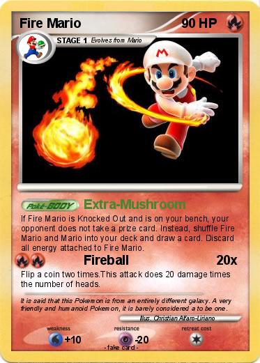 Pokemon Fire Mario