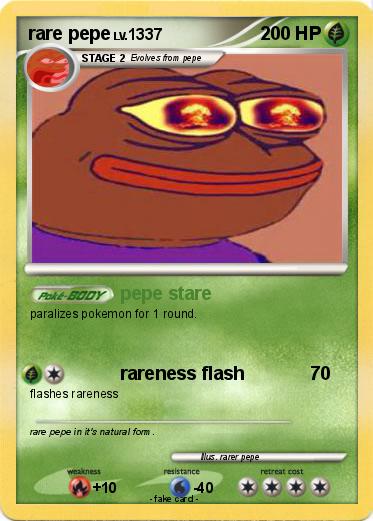 Pokemon rare pepe