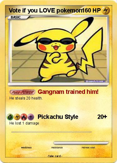 Pokemon Vote if you LOVE pokemon