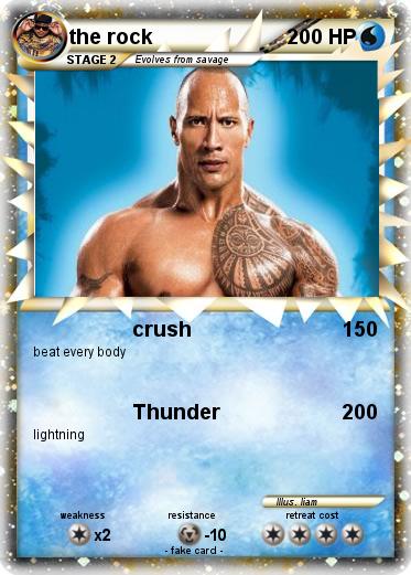 Pokemon the rock