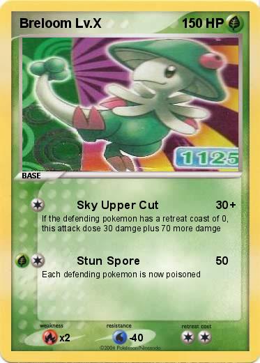 Pokemon Breloom Lv.X