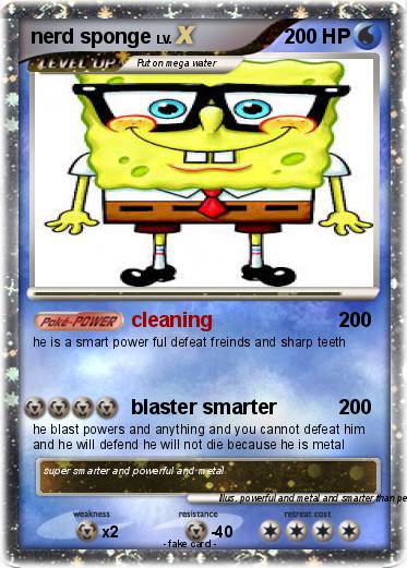 Pokemon nerd sponge