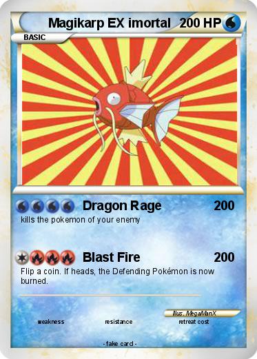 Pokemon Magikarp EX imortal