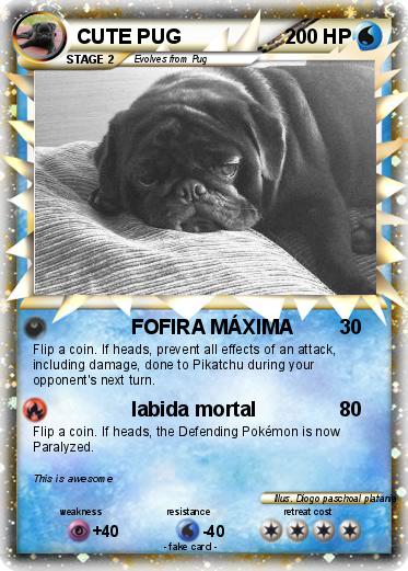 Pokemon CUTE PUG
