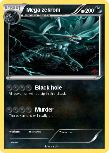 Pokemon Mega zekrom