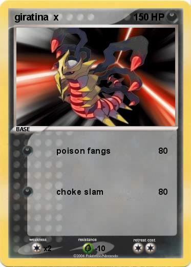 Pokemon giratina  x