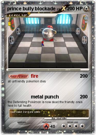 Pokemon prince bully blockade