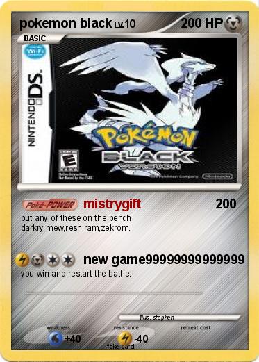 Pokemon pokemon black