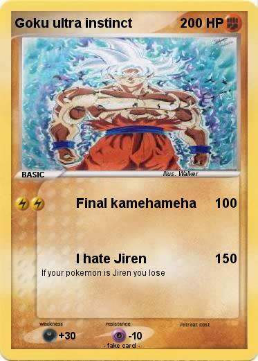 Pokemon Goku ultra instinct