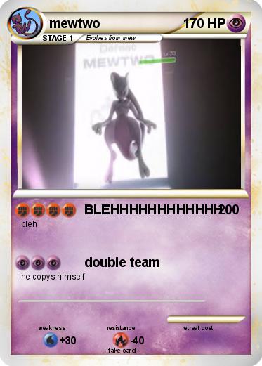 Pokemon mewtwo