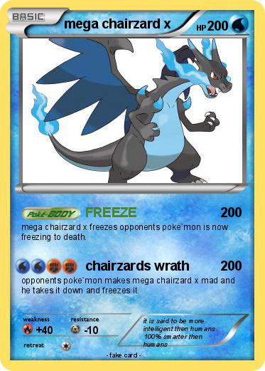 Pokemon mega chairzard x