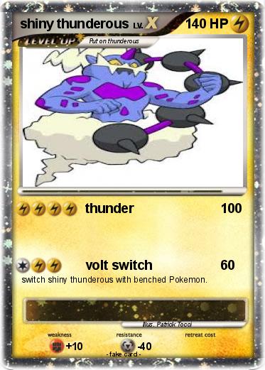 Pokemon shiny thunderous
