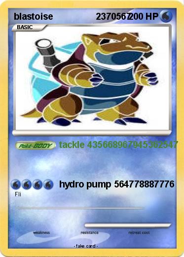 Pokemon blastoise                 2370567