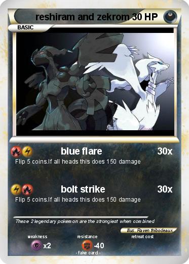 Pokemon reshiram and zekrom