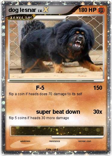 Pokemon dog lesnar