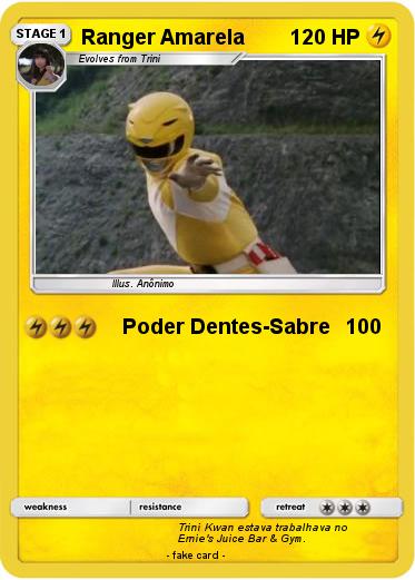 Pokemon Ranger Amarela