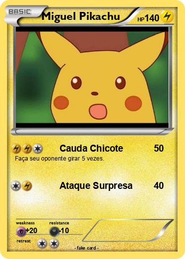 Pokemon Miguel Pikachu