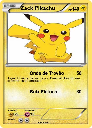 Pokemon Zack Pikachu