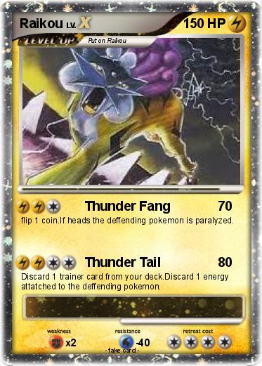 Pokemon Raikou