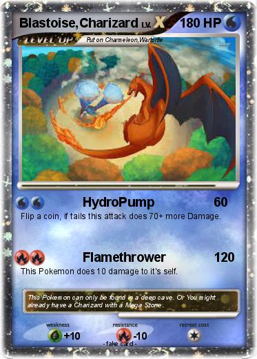 Pokemon Blastoise,Charizard