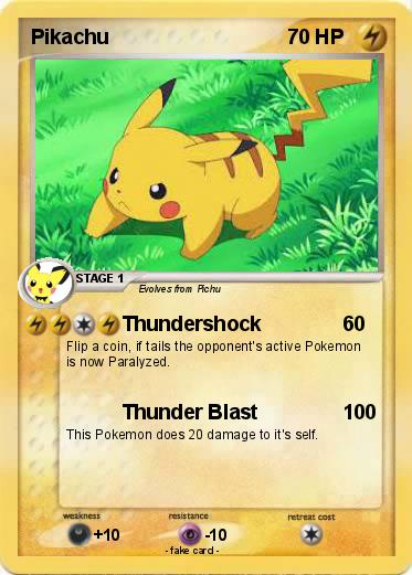 Pokemon Pikachu