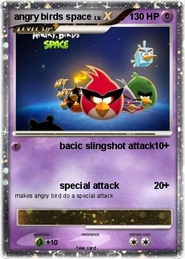 Pokemon angry birds space