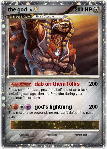 Pokemon the god