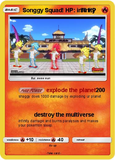 Pokemon Songgy Squad! HP: infinity